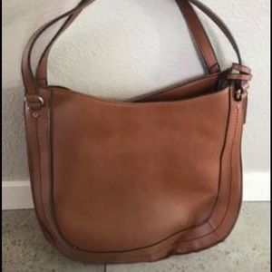 Sole Society Leather Hobo Bag